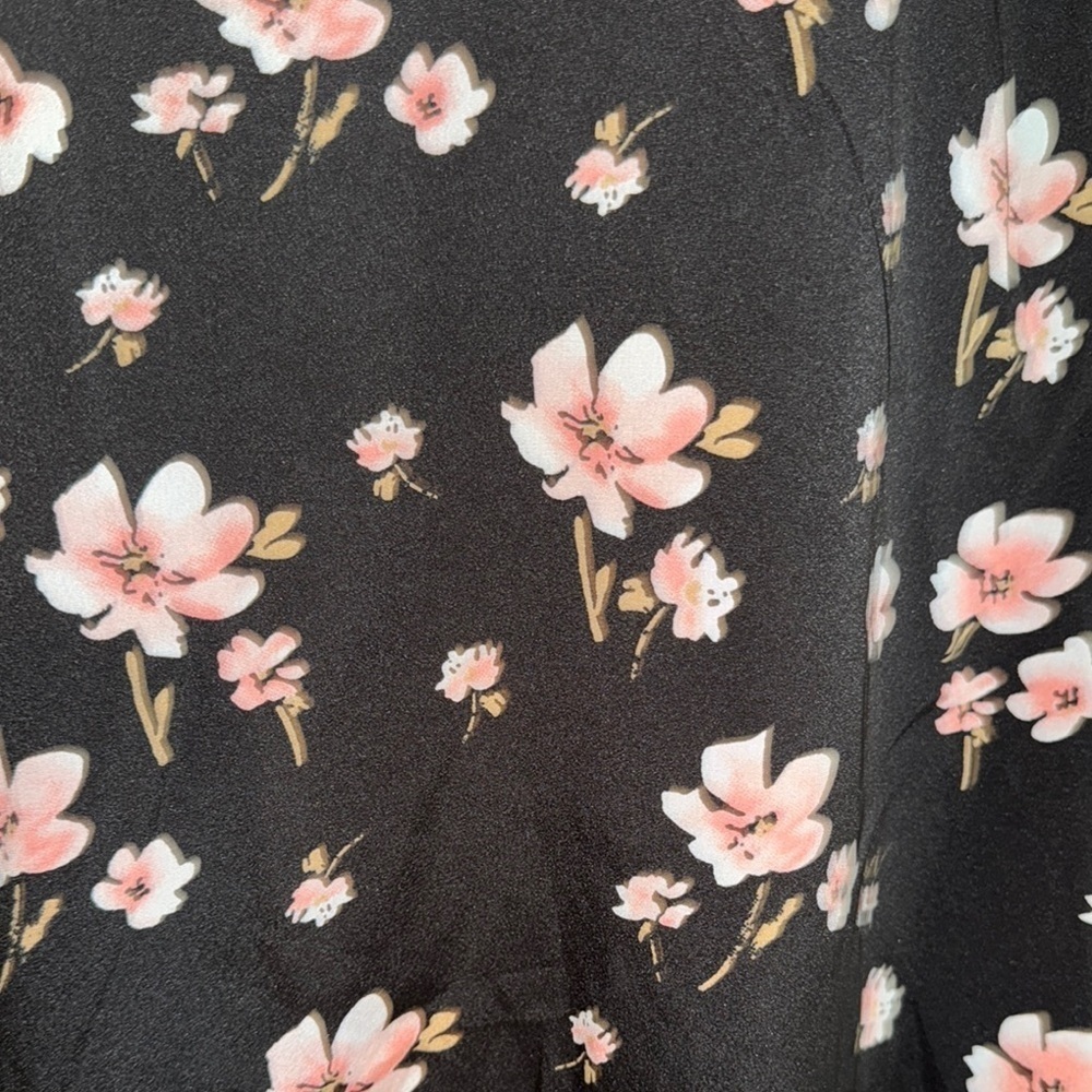Philosophy Black and Pink Floral Dress - Picture 3 of 12